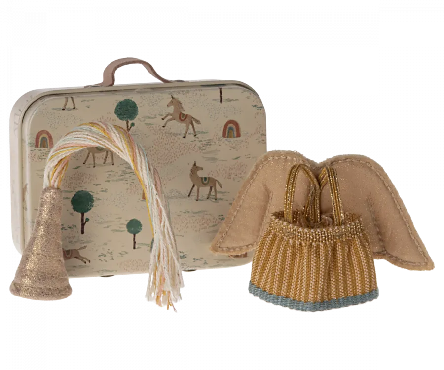 Maileg Fairy Clothes in Suitcase (Little Sister/Brother)