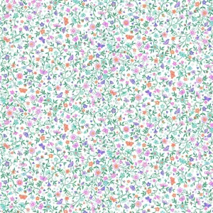 Makower Fairy Dust | Flower Trail | White