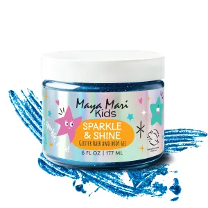 Maya Mari Kids Sparkle & Shine Glitter Hair and Body Gel, 6 fl oz - Sulfate, Paraben & Cruelty-Free