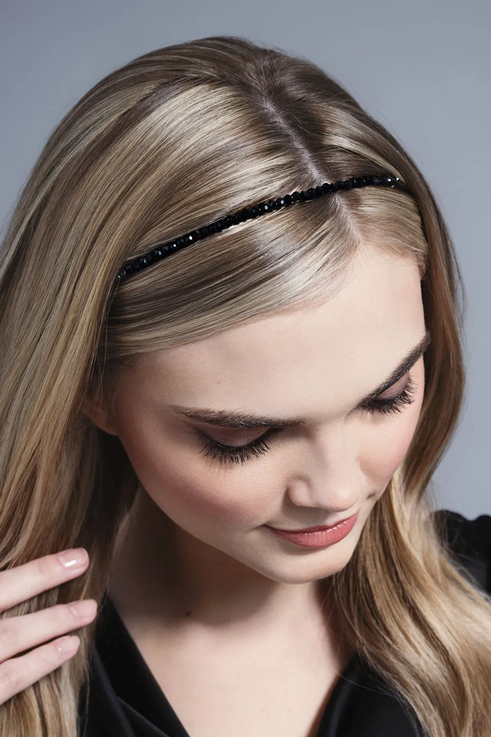 Midnight Star Crystal Chaplet Headband