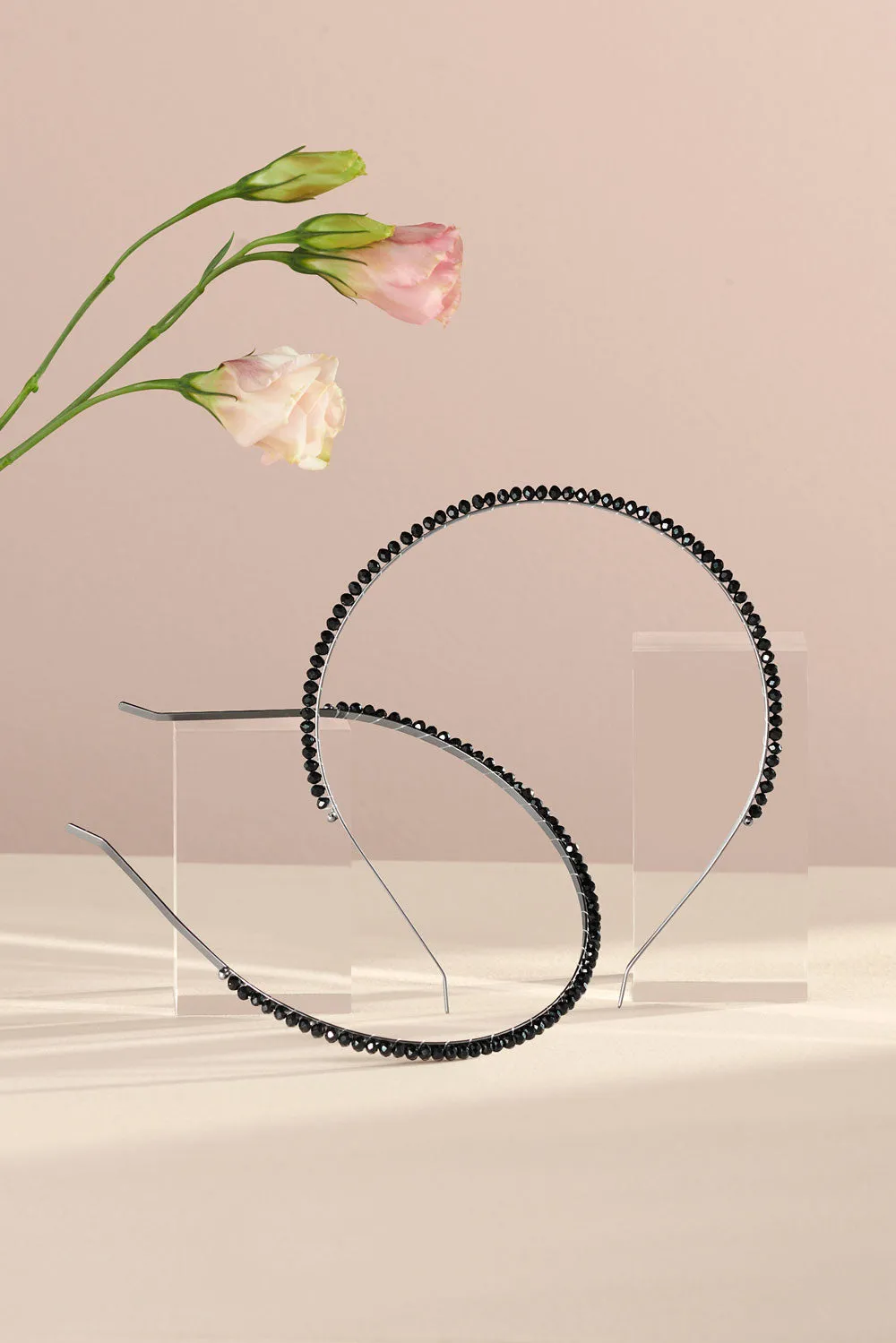 Midnight Star Crystal Chaplet Headband