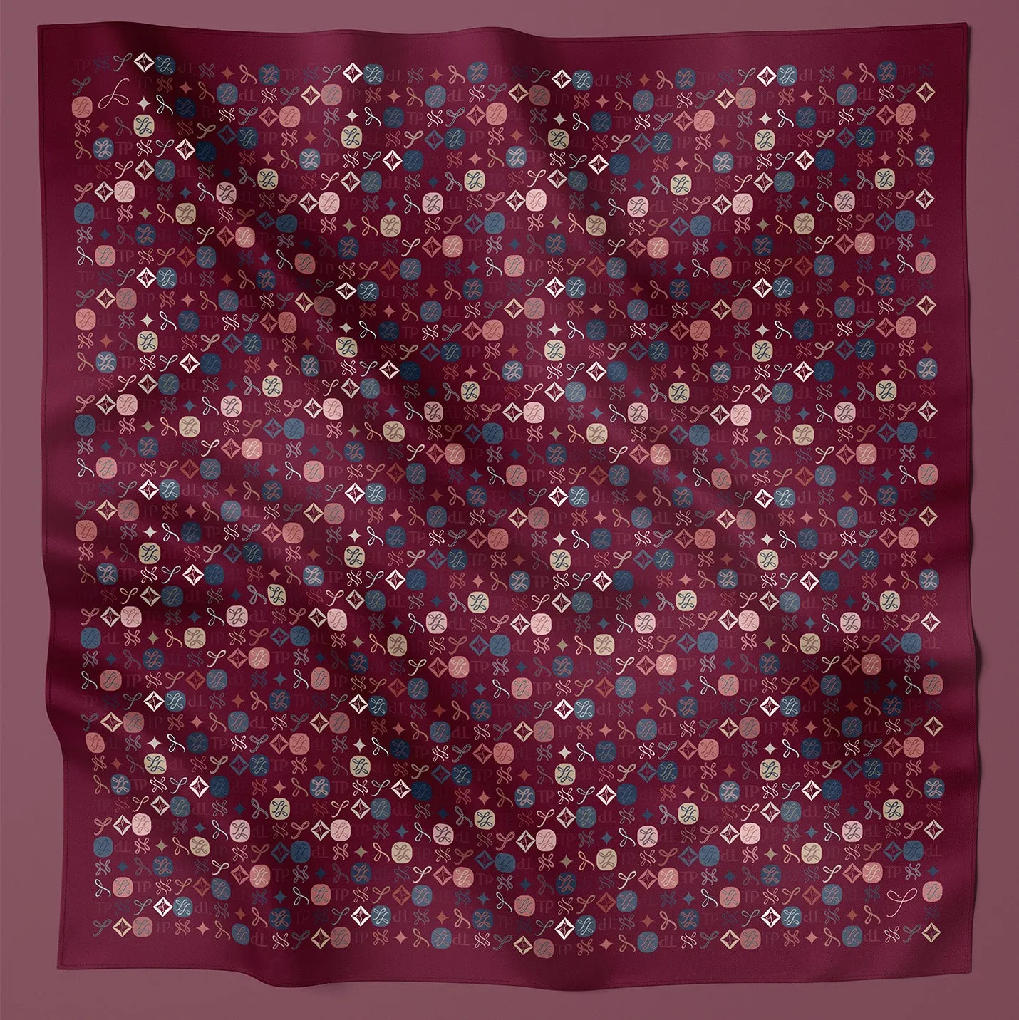 Monogram - Boysenberry (SQ)