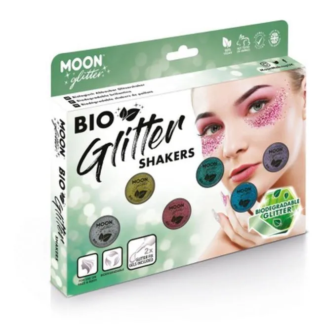 Moon Glitter Bio Glitter Shakers, Assorted