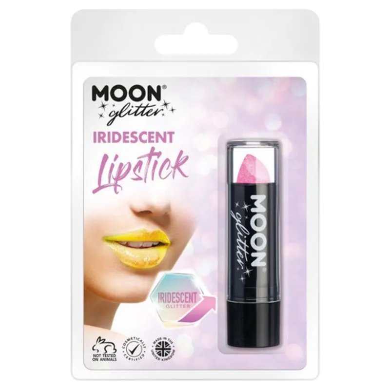 Moon Glitter Iridescent Glitter Lipstick, Pink