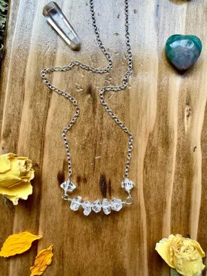Mystic Seven Herkimer Diamond necklace