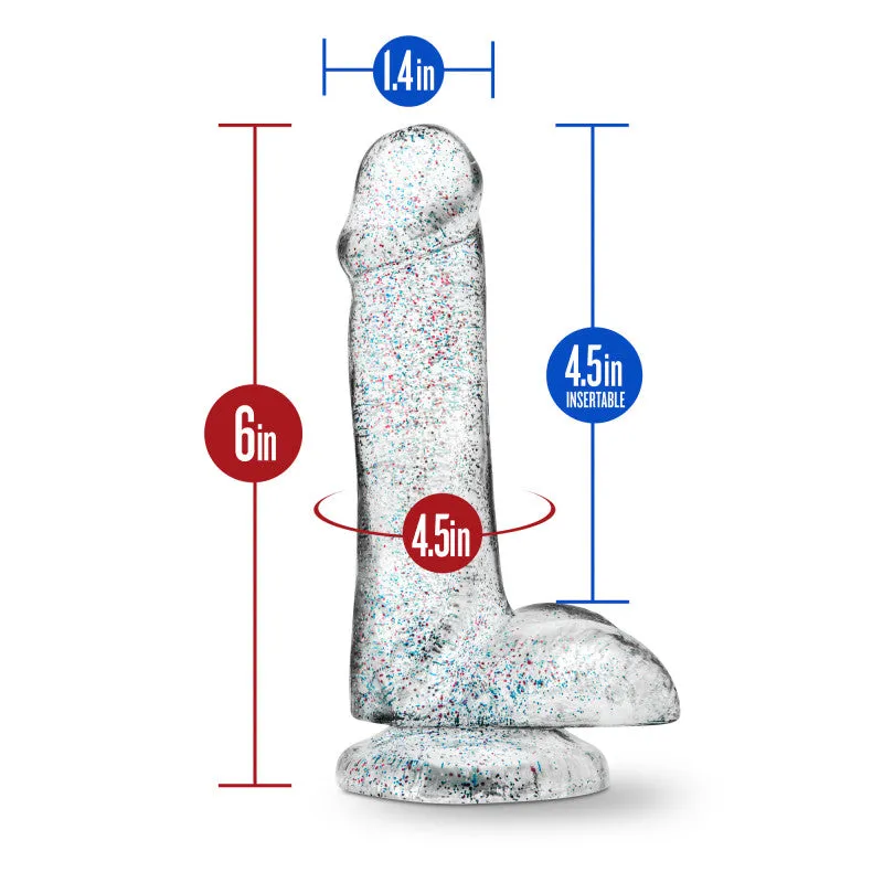 Naturally Yours - 6 Inch Glitter  - Sparkling Clear