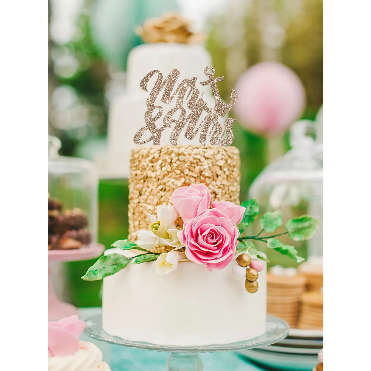 Nautical Wedding Cake Topper