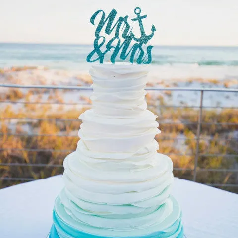 Nautical Wedding Cake Topper