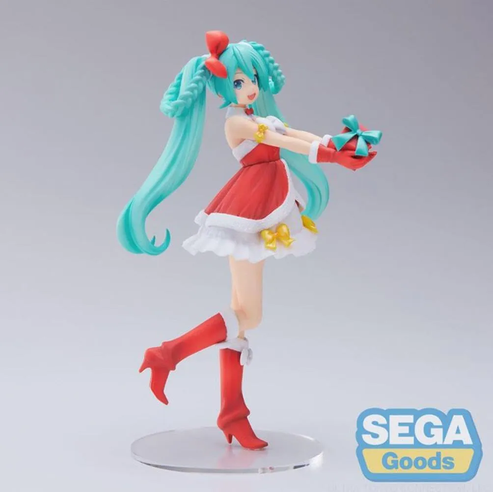 NEW SEGA Unisex Children's Series Hatsune Miku Christmas 2022 SPM Statue, Colourful, Colourful, Estándar, No Box