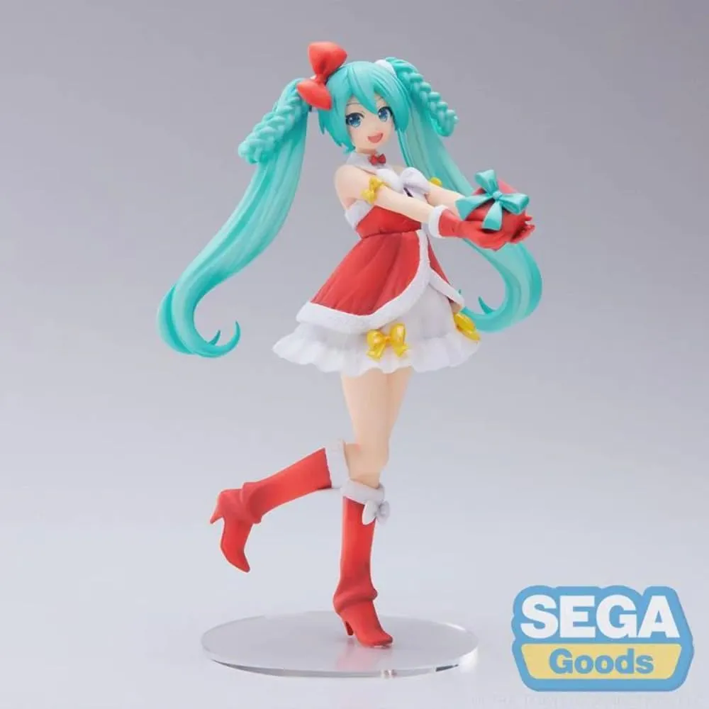 NEW SEGA Unisex Children's Series Hatsune Miku Christmas 2022 SPM Statue, Colourful, Colourful, Estándar, No Box