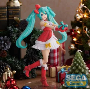 NEW SEGA Unisex Children's Series Hatsune Miku Christmas 2022 SPM Statue, Colourful, Colourful, Estándar, No Box