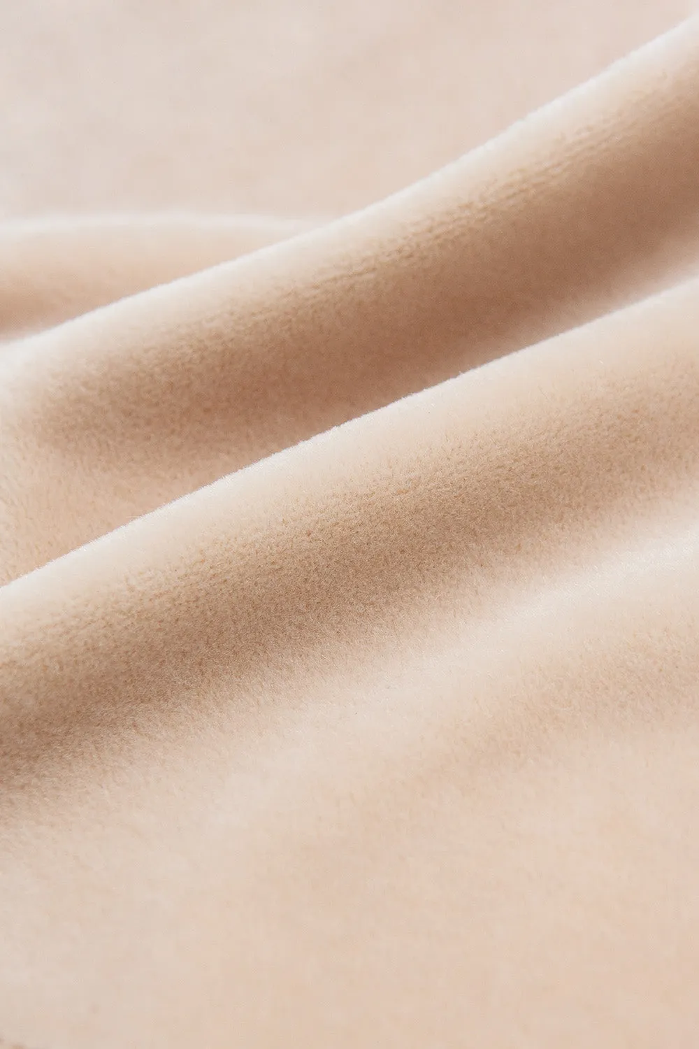 Oyster Mohair Velvet Swatch