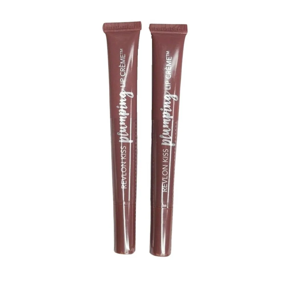 Pack of 2 Revlon Kiss Plumping Lip Creme, Velvet Mink 540