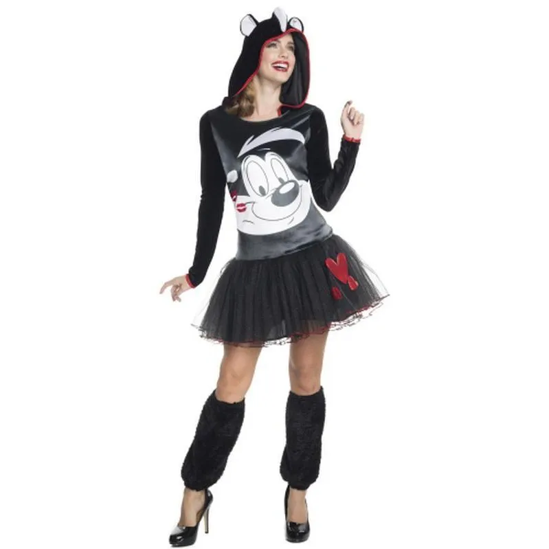 Pepe Le Pew Hooded Tutu Dress Size S