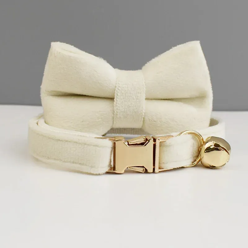 Personalized Velvet Cat Collar!