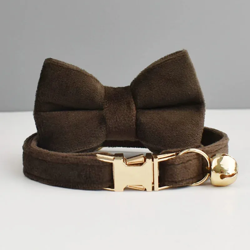 Personalized Velvet Cat Collar!