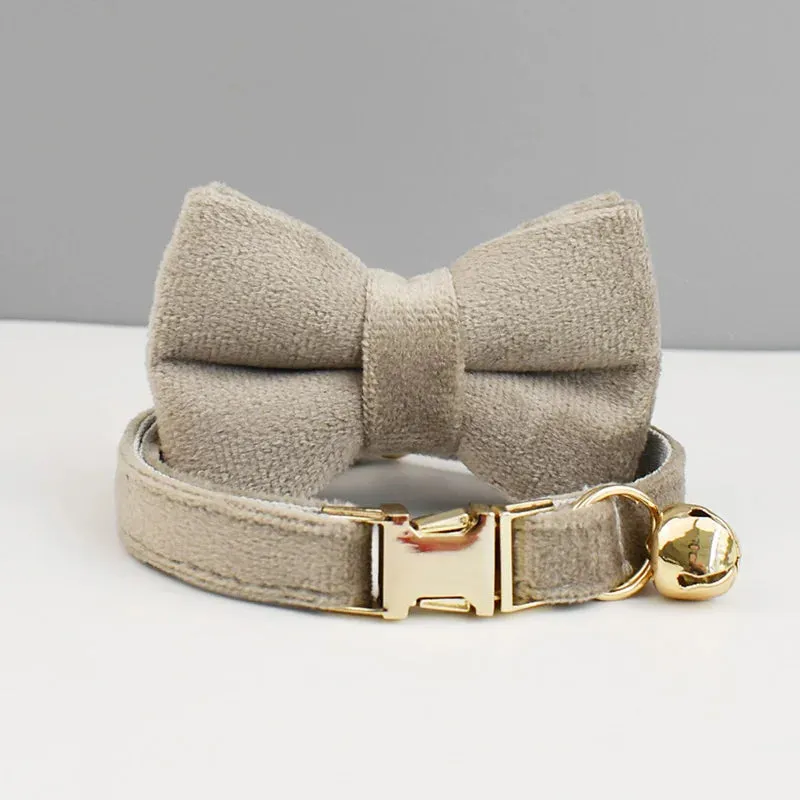 Personalized Velvet Cat Collar!