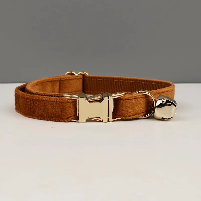 Personalized Velvet Cat Collar!