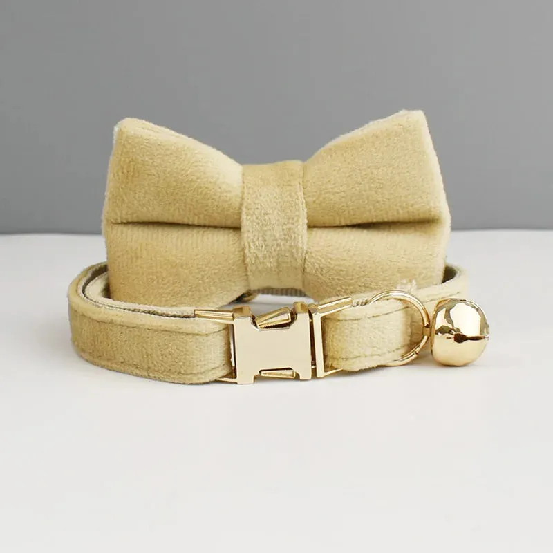 Personalized Velvet Cat Collar!