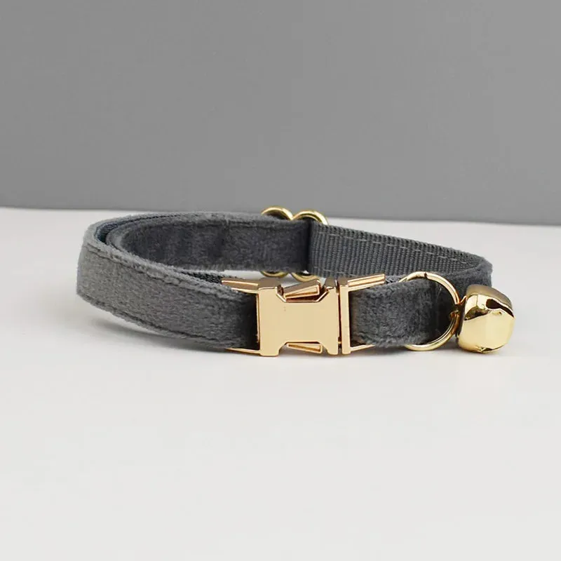 Personalized Velvet Cat Collar!