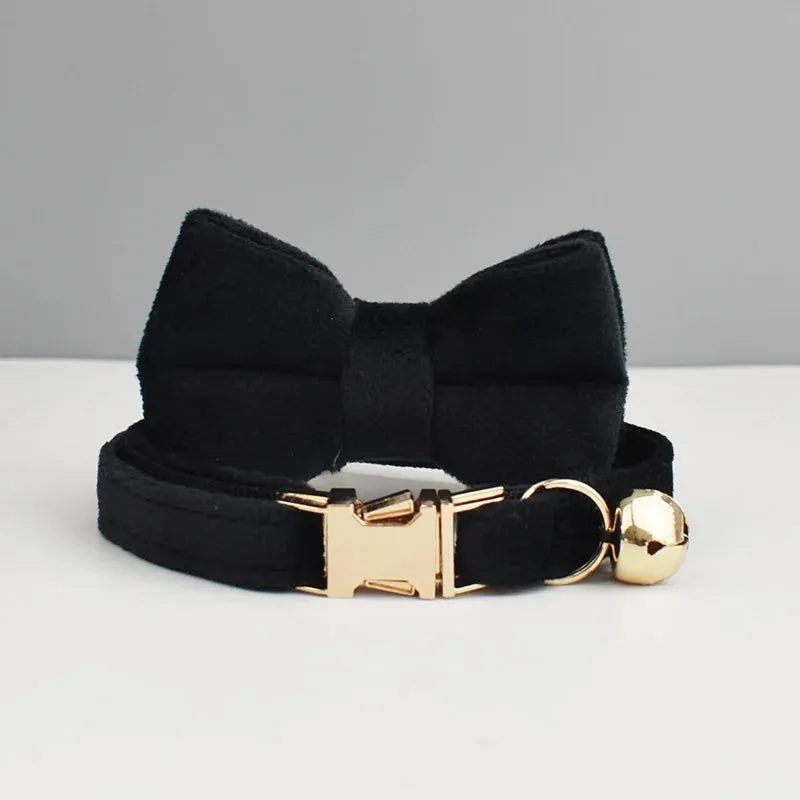 Personalized Velvet Cat Collar!