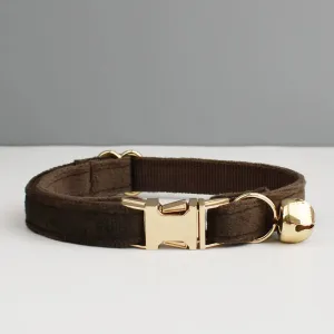 Personalized Velvet Cat Collar!