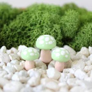 Pistachio Toadstools (Set of 4)