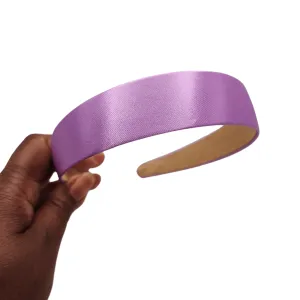 Plum Satin Headband