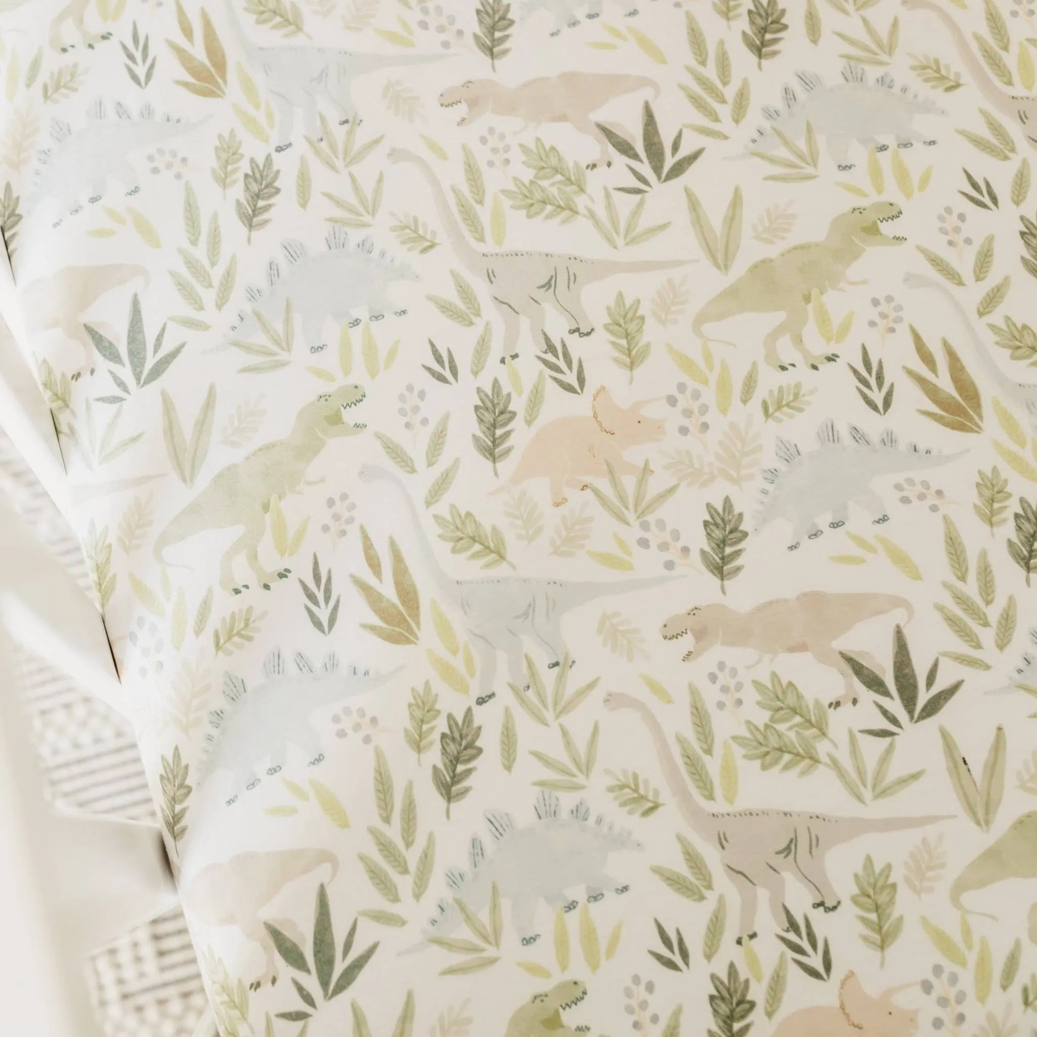Premium Knit Fitted Crib Sheet - Rex