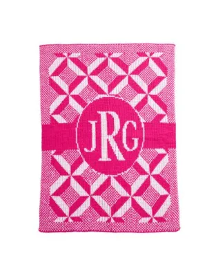 PUZZLE MONOGRAM BLANKET