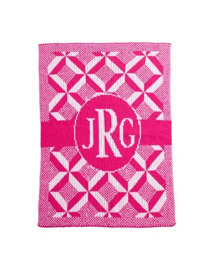 PUZZLE MONOGRAM BLANKET