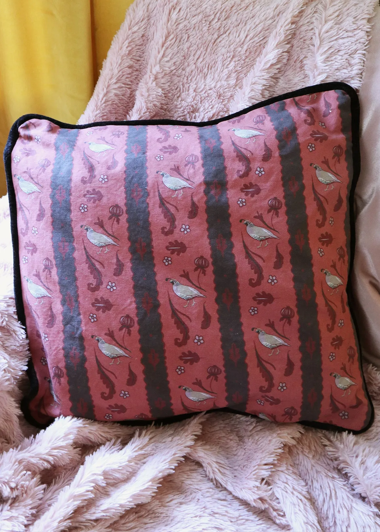 Quail Pillow Cover