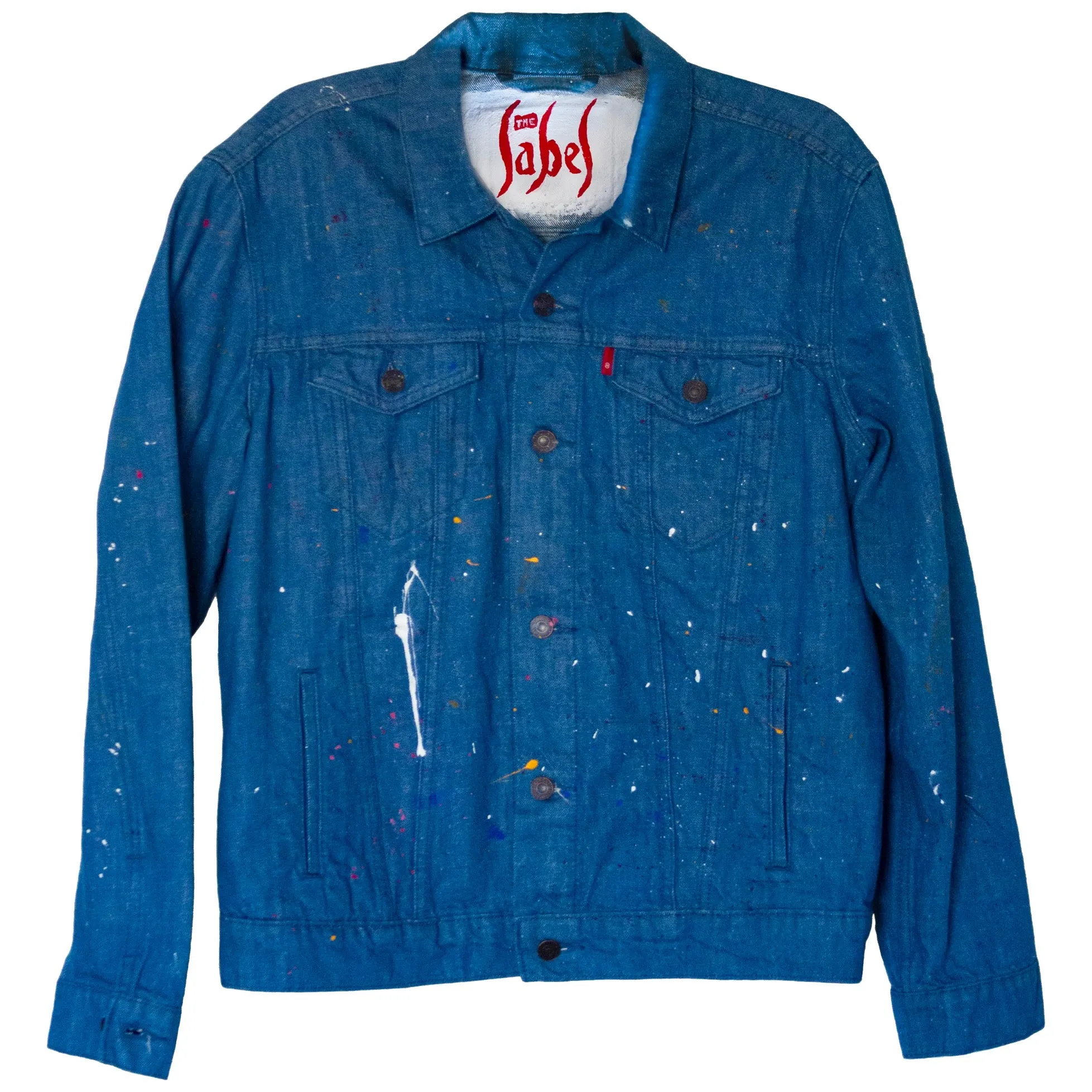"Lovney" - Hand-Painted Denim Jacket