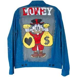 "Lovney" - Hand-Painted Denim Jacket