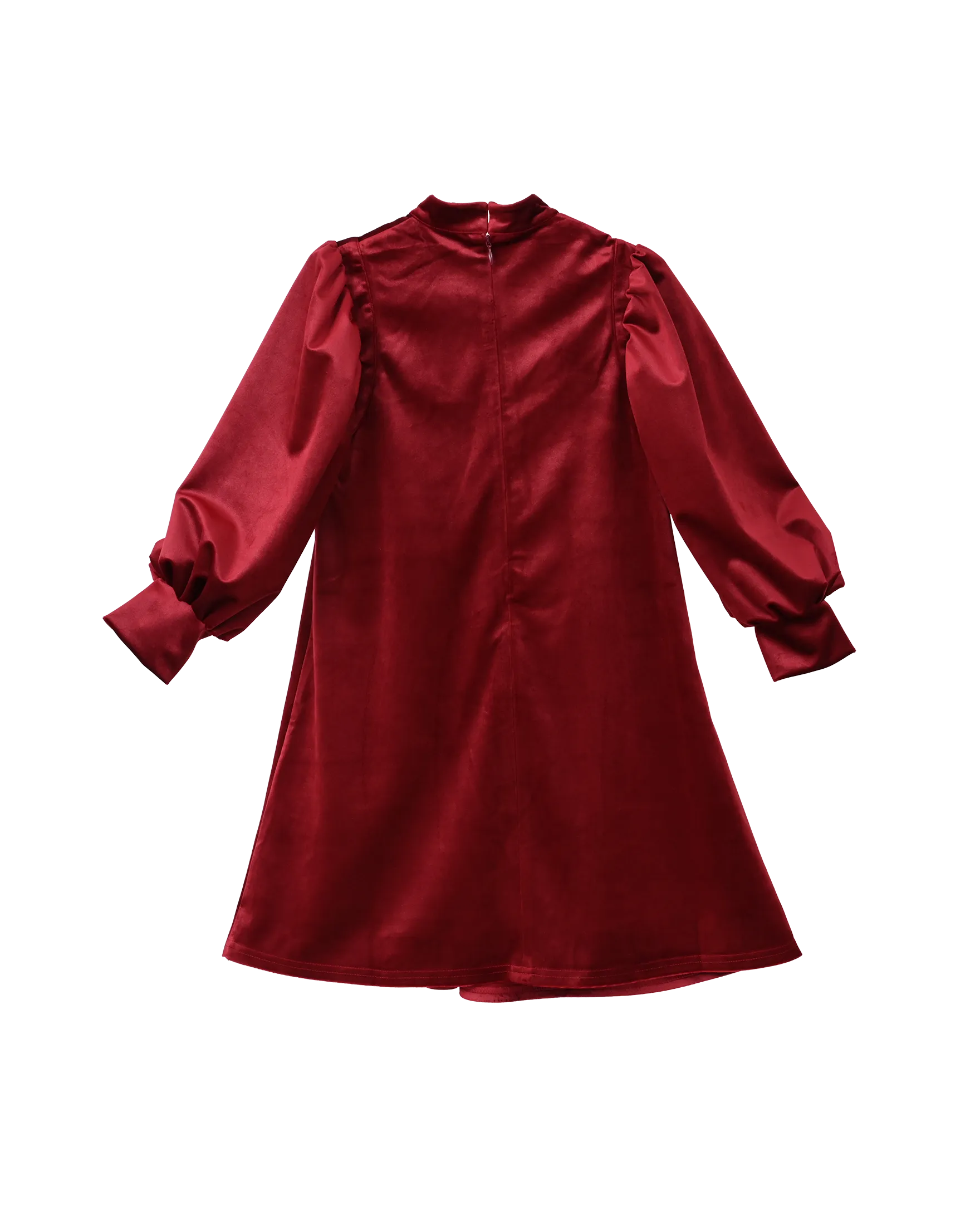 Rachel dress (ruby-red velvet)