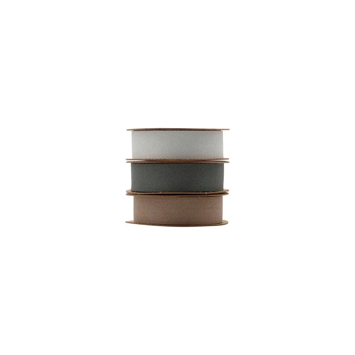 Ribbon, Herringbone, Gray/Gunmetal/Tannin