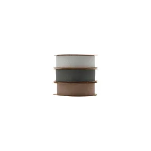 Ribbon, Herringbone, Gray/Gunmetal/Tannin