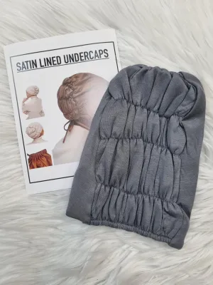 Satin Lined Undercap - Grey