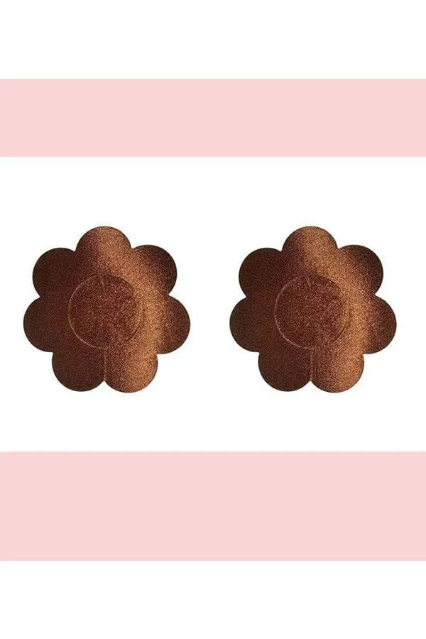 Satin Nipple Covers - Dark