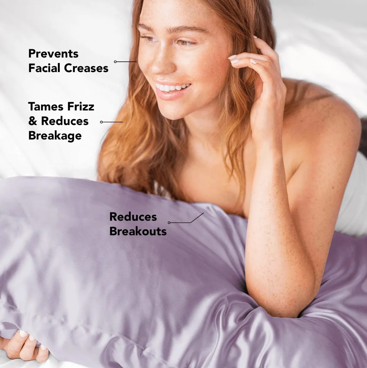 Satin Pillowcase - Lavender