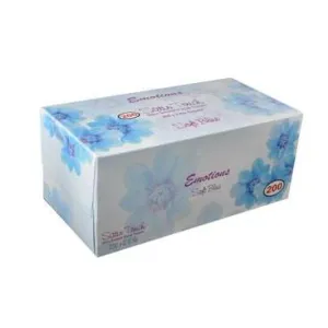 Satin Touch 2 Ply Facial Tissue 200’s Blue