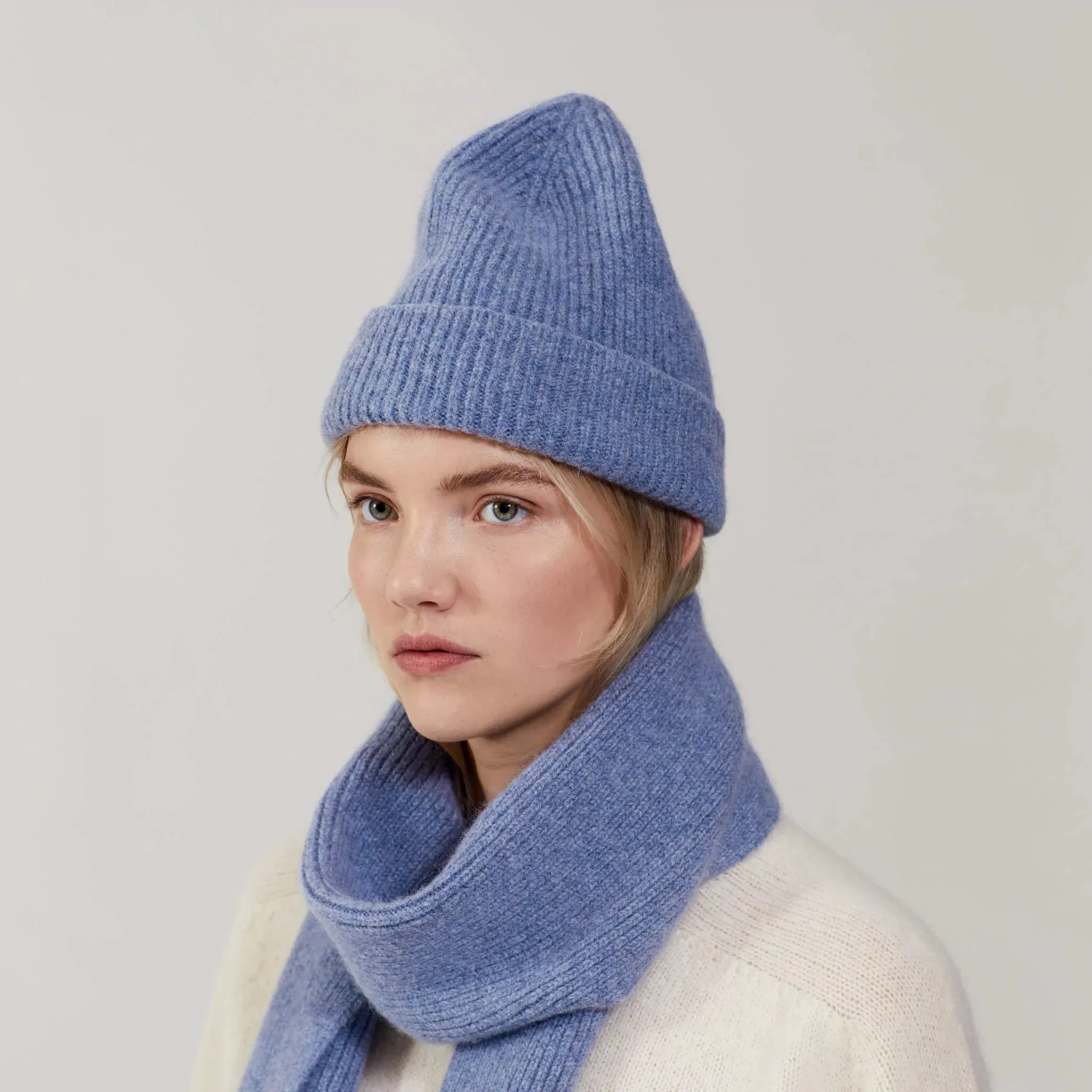 Scarves, Washed Denim