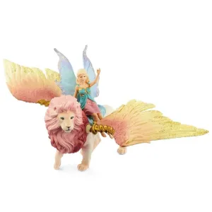 Schleich Fairy in Flight on Winged Lion