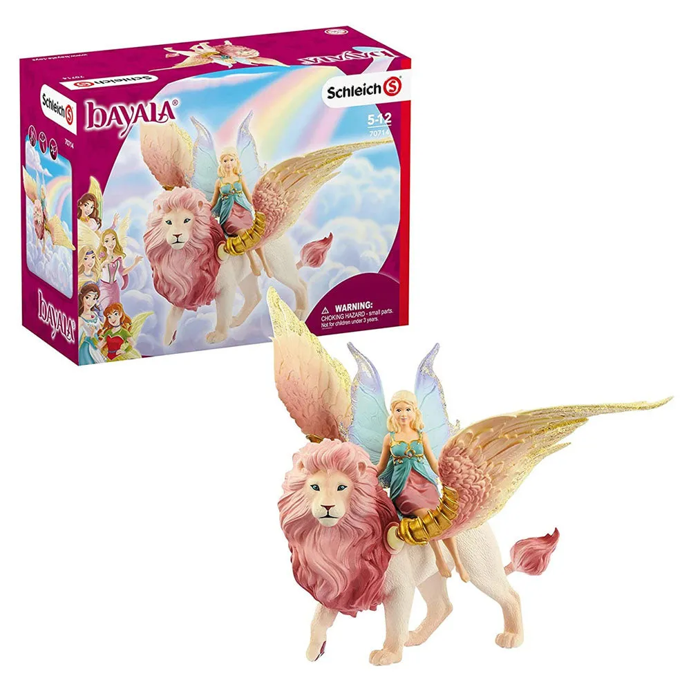 Schleich - Fairy In Flight On Winged Lion