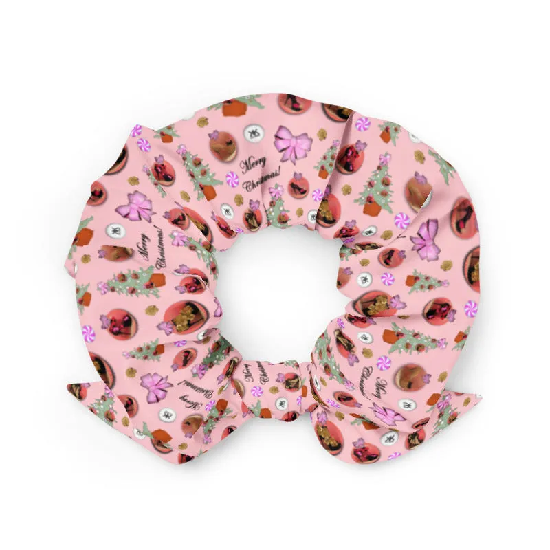 Scrunchie 'Pink Christmas'