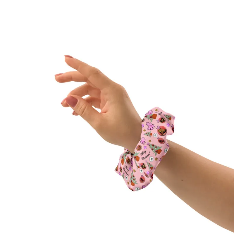 Scrunchie 'Pink Christmas'