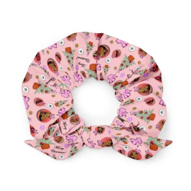 Scrunchie 'Pink Christmas'