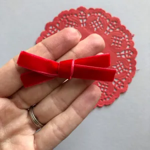 Set of 2 velvet bows or One