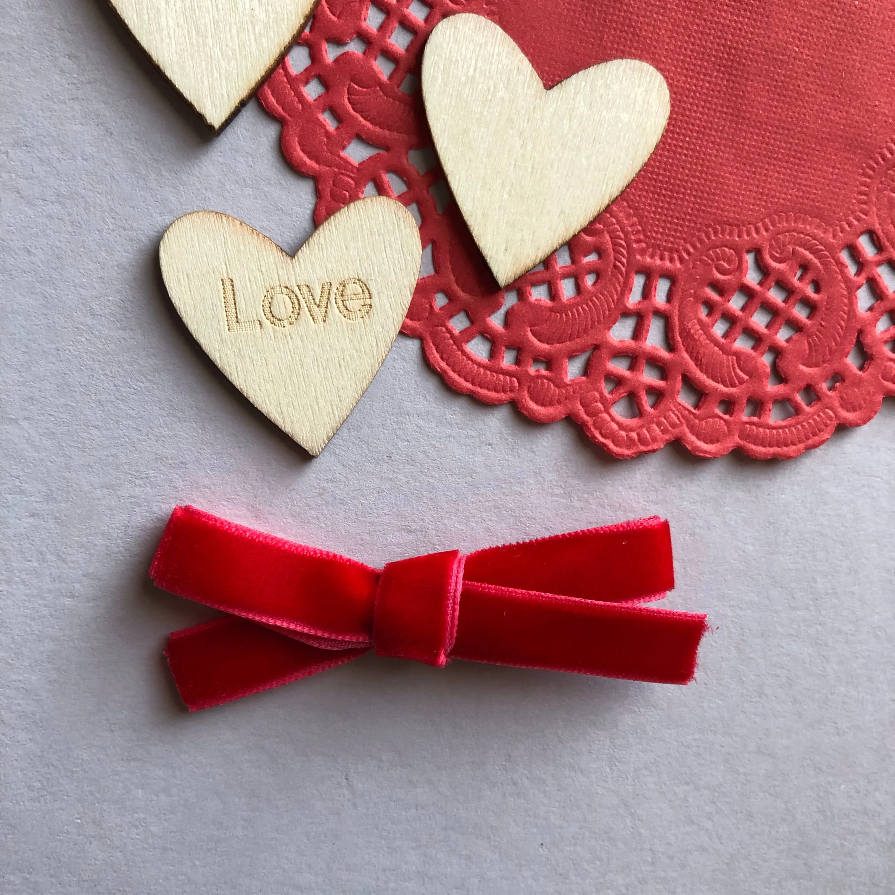 Set of 2 velvet bows or One