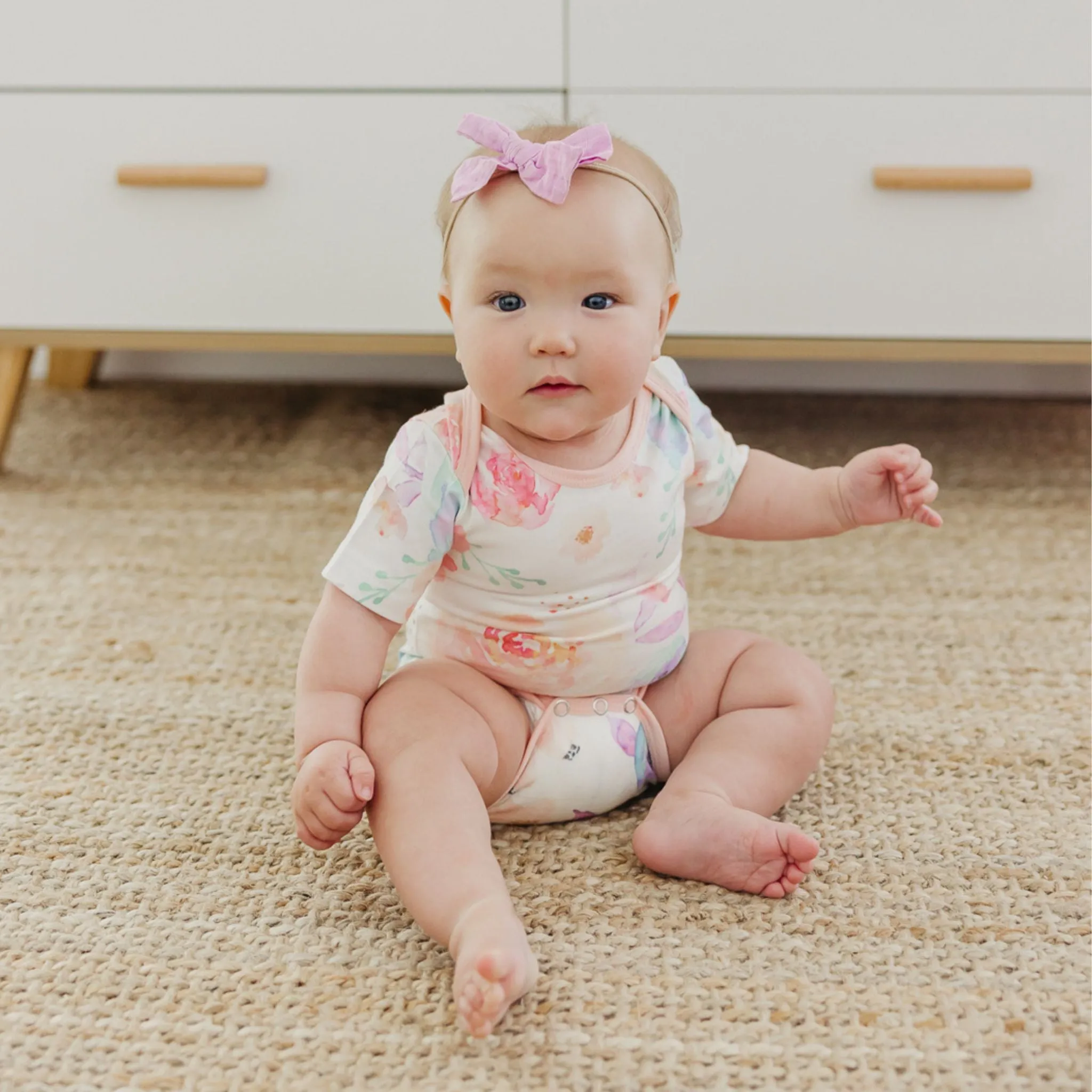 Short Sleeve Bodysuit - Bloom
